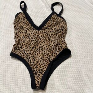 Beach Joy small Leopard Print One-Piece Swimsuit like new